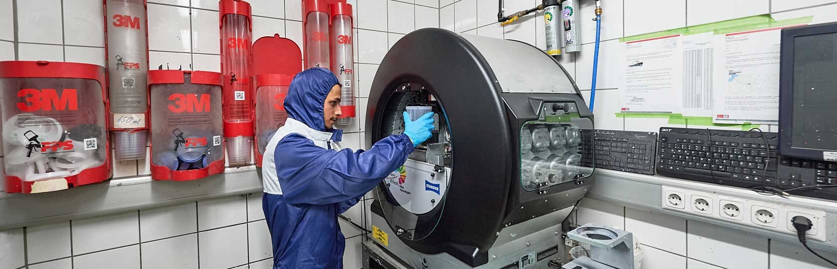 Lack-Mischsystem Daisy Wheel