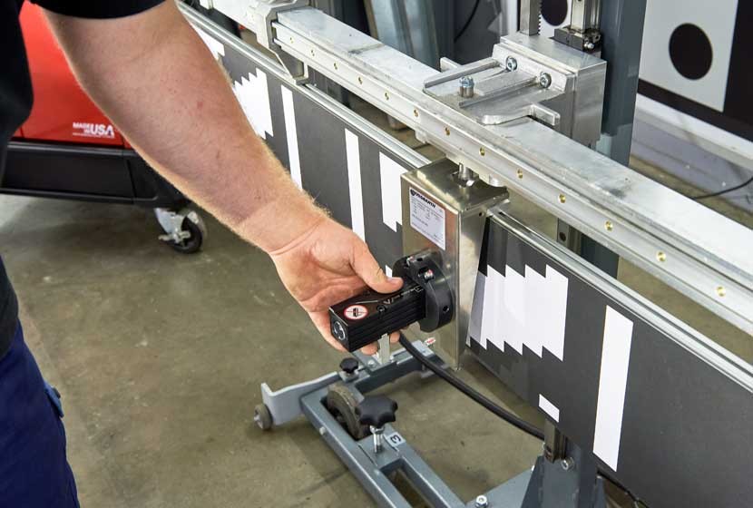 Eingangsuntersuchung elektronische Achsvermessung